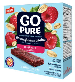 Barres Framboises et avoine - Go Pure