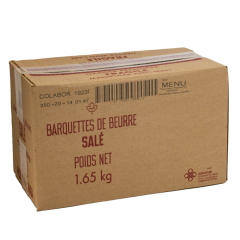 Barquettes de beurre salé 5.5 g (portions)