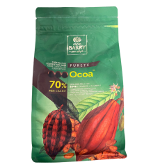 Chocolat pastille noir cacao 70%