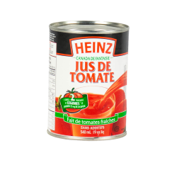 Jus tomate conserve