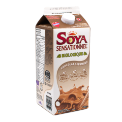 Lait de soya au chocolat onctueux (réfrigéré)