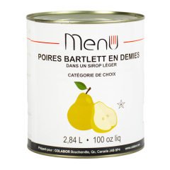 Poire bartlett en demi