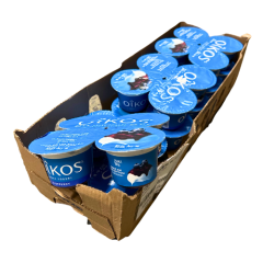 Yogourt bleuet grec au fond oikos