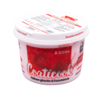 Crème glacée aux fraises